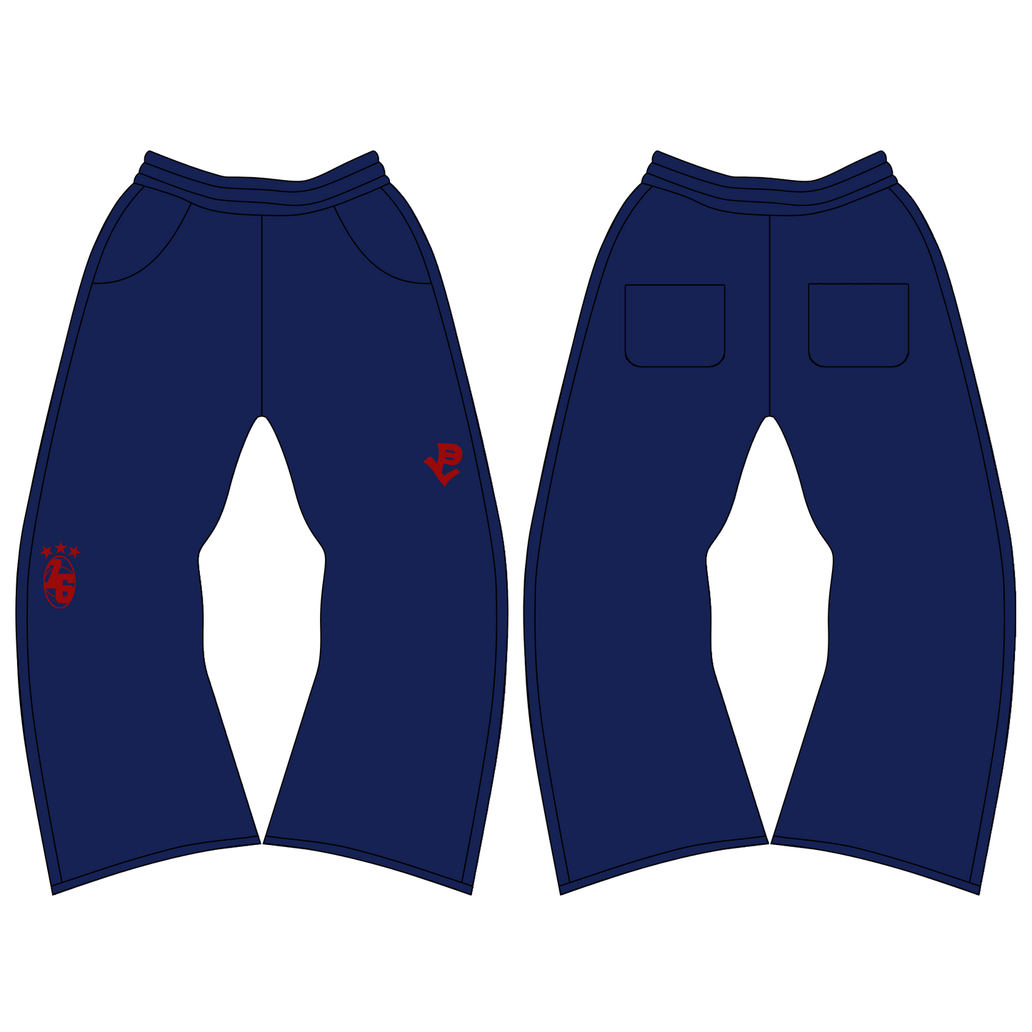 BLUE 3STAR JOGGERS