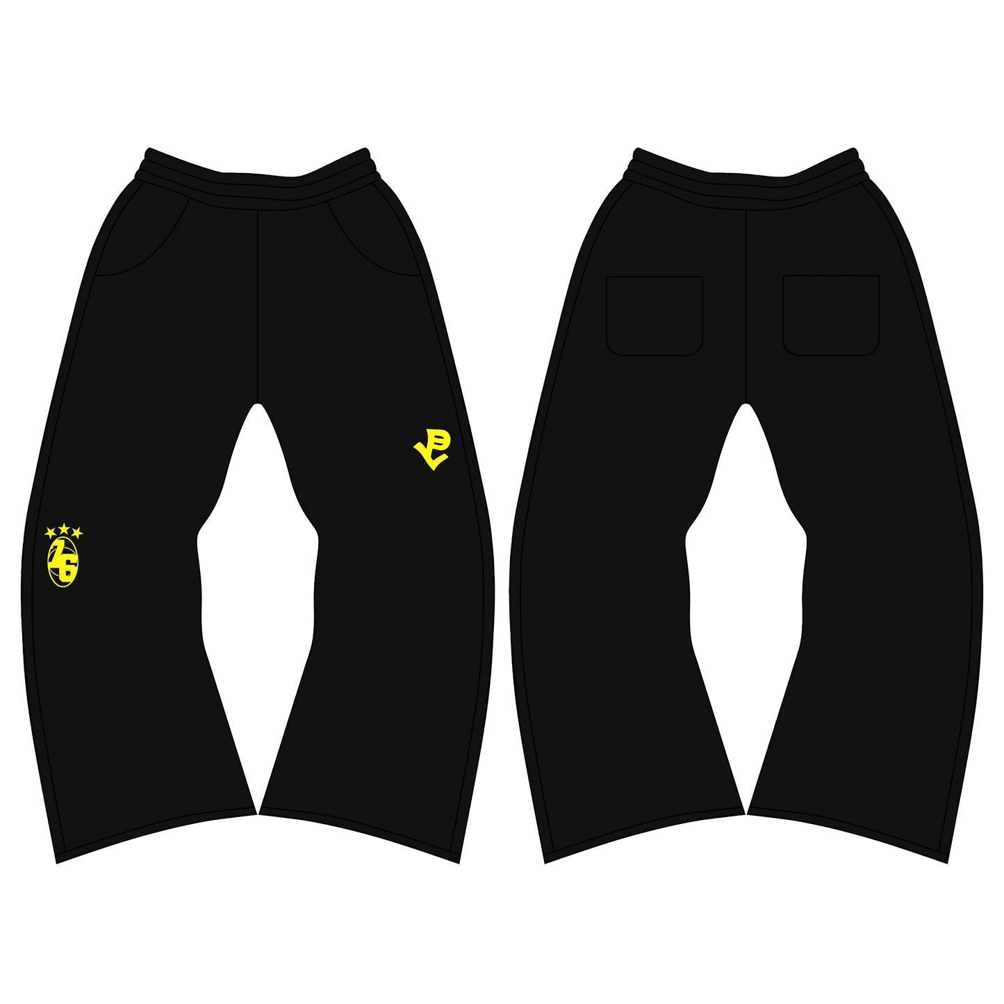 BLACK 3STAR JOGGERS