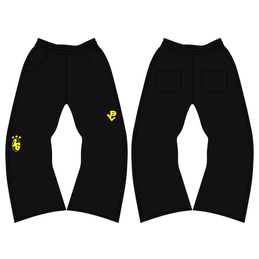 BLACK 3STAR JOGGERS