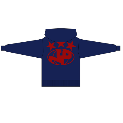 BLUE 3STAR HOODIE